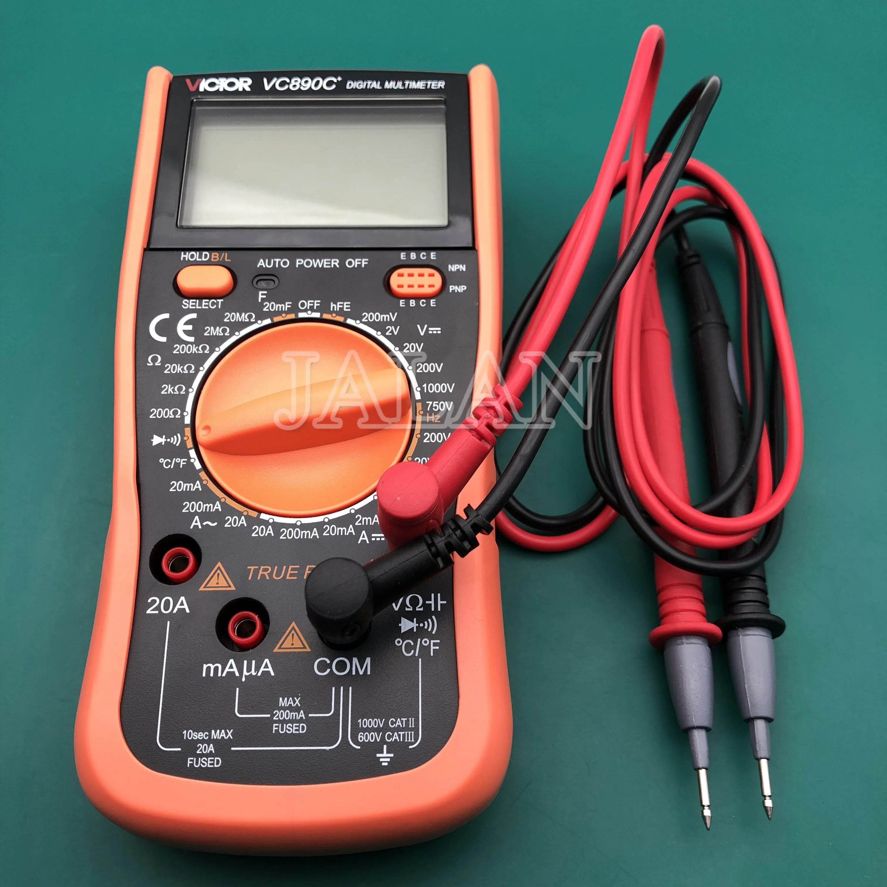 VICTOR VC890C New Tool For Mobile Phone Repair Digital Multimeter True RMS 2000UF Capacitor Multimeter Ammeter