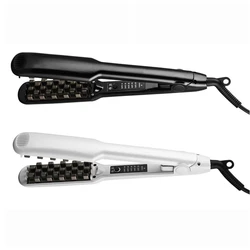 Professional Volumizing Hair Iron Straightener Comb Increase Hair Volume Fluffy Hair Straightener Flat Irons Fluffy Corn Perm