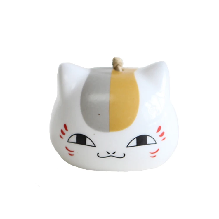 Cute Anime Handmade Ceramic Cat Teacher Muyu Bell Bag Pendant Fashion Popular Student Couple Gift 0a1#2566