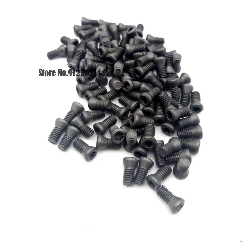 Hot m1.8 m2 m2.2 m2.5 m3 m3.5 m4 M5 M6 CNC Insert Torx Screw for Replaces Carbide Inserts CNC Lathe Tools Holder