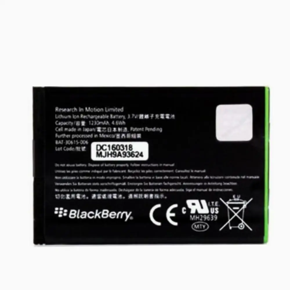 Batería JM1 de alta calidad para teléfono móvil, pila para Blackberry Bold 9900, 9930, 9790, 9380, P9981, 9850, 9860
