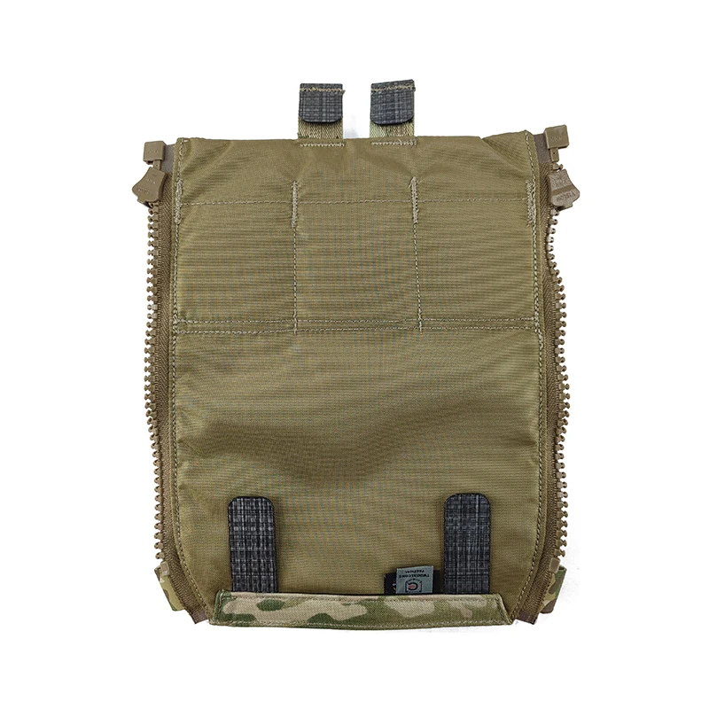 TW-P115 Delustering TwinFalcons Tactical Back Panel Banger For Tactical Vest Molle Zipper Pack Bag 500D