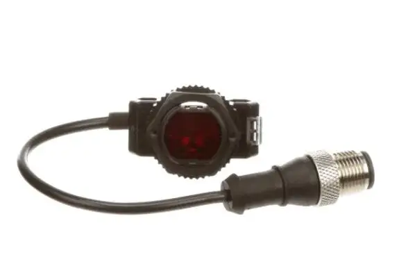 QS18VP6RQ5  Photoelectric Sensor, Receiver, 20m Range, PNP, 10-30VDC, 4-Pin Euro,QS18 Series 64584