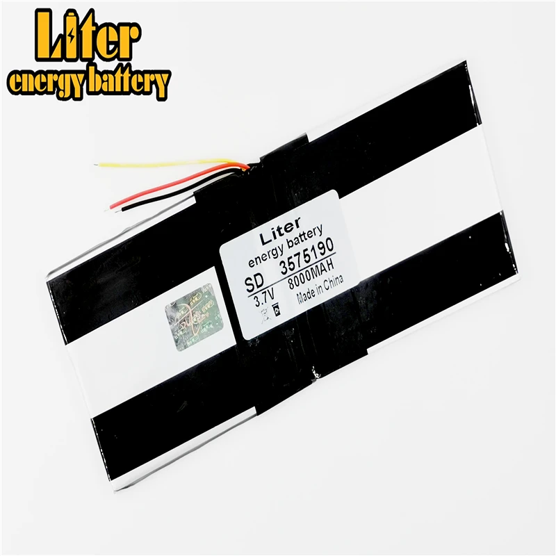 3 line 3575190 3.7V 8000mah 7 inch Tablet PC battery cool x5 on behalf of combination Chilean T7S M70 original road