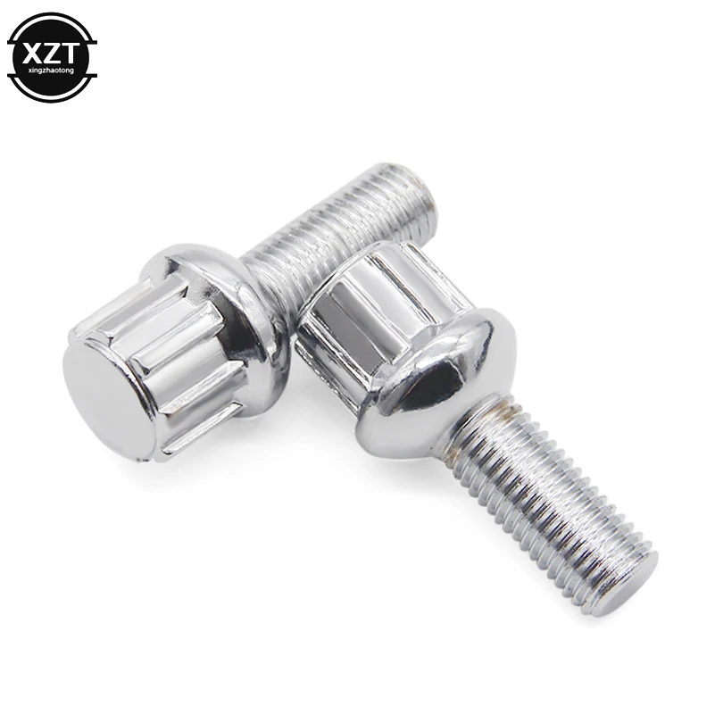 4pcs M12x1.5 Anti theft Screw Bolts Security Alloy Steel Wheels Formula Closed Acorn Locking Lug Nut for Universal Car