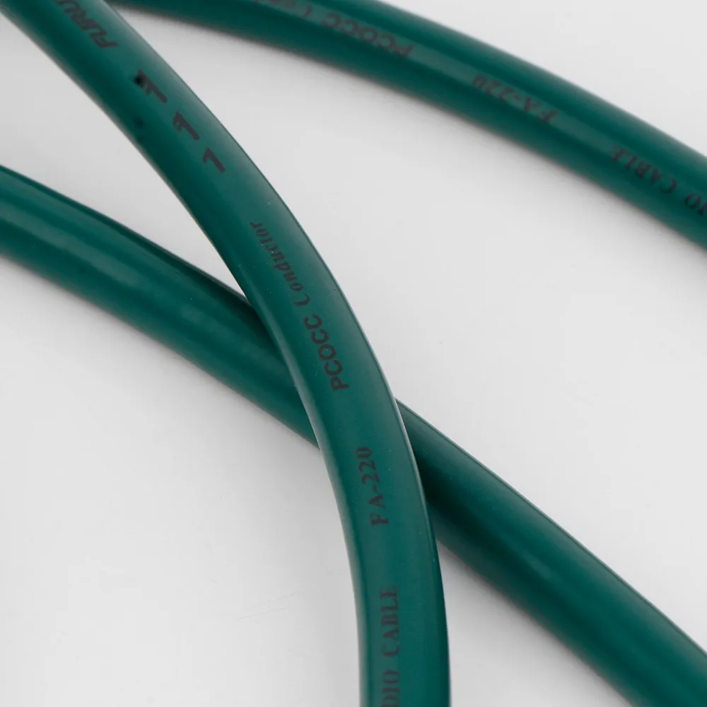 1 Paar PCOCC-Einzelkristall-Kupfer-Audio-RCA-Kabel, dicker und sanfter Klang, transparente und feuchte Textur für verbessertes Audiosystem