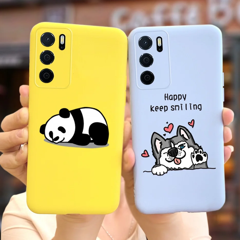 Imagen 5: Para Oppo A54s funda CPH2273 Linda cubierta pintada de caramelo silicona suave TPU Fundas funda de teléfono para Oppo A54s A 54 s OppoA54s contraportada