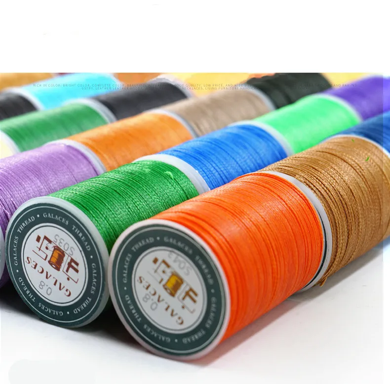 0.8mm 90m Waxed Thread Repair Cord String Sewing Leather Hand Wax Stitching DIY Thread For Case Arts Crafts Handicraft Tool