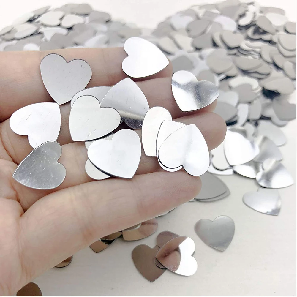 100g Heart Table Confetti Metallic Foil for Wedding Happy Birthday Baby Shower Bridal Festival Valentine's Party Decoration