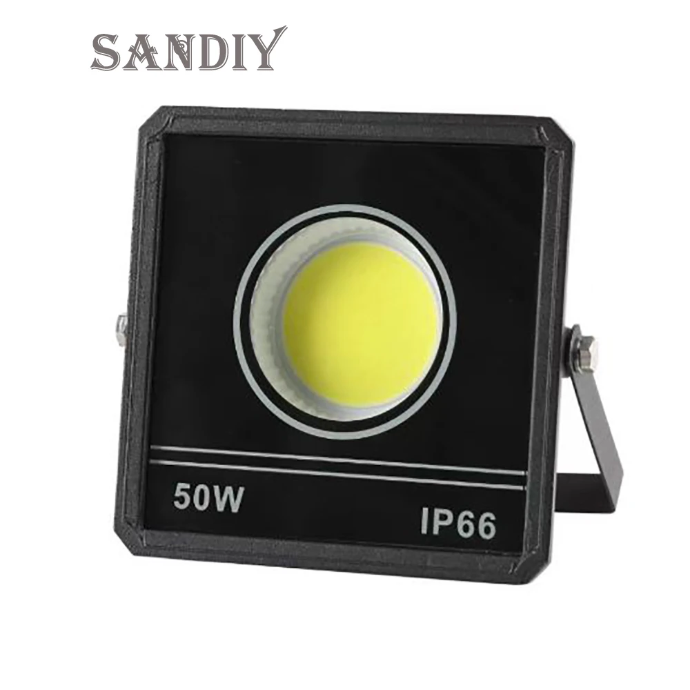 SANDIY Flood Light LED 50W 100W 200W 300W 500W Spotlight สวนกลางแจ้งโคมไฟสแควร์วิลล่า house ภายนอกอาคารโคมไฟติดผนัง