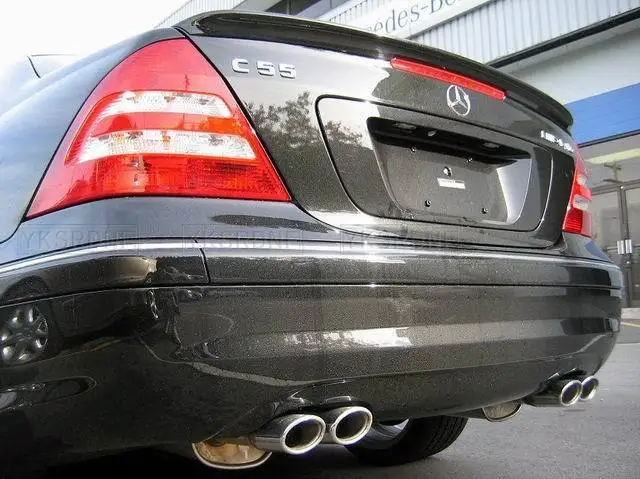 W203 Carbon Fiber/FRP Rear Wing Lip Spoiler for Mercedes-Benz C-class W203 C180 C200 C260 C320 2001 2002 2003 2004 2005 2006