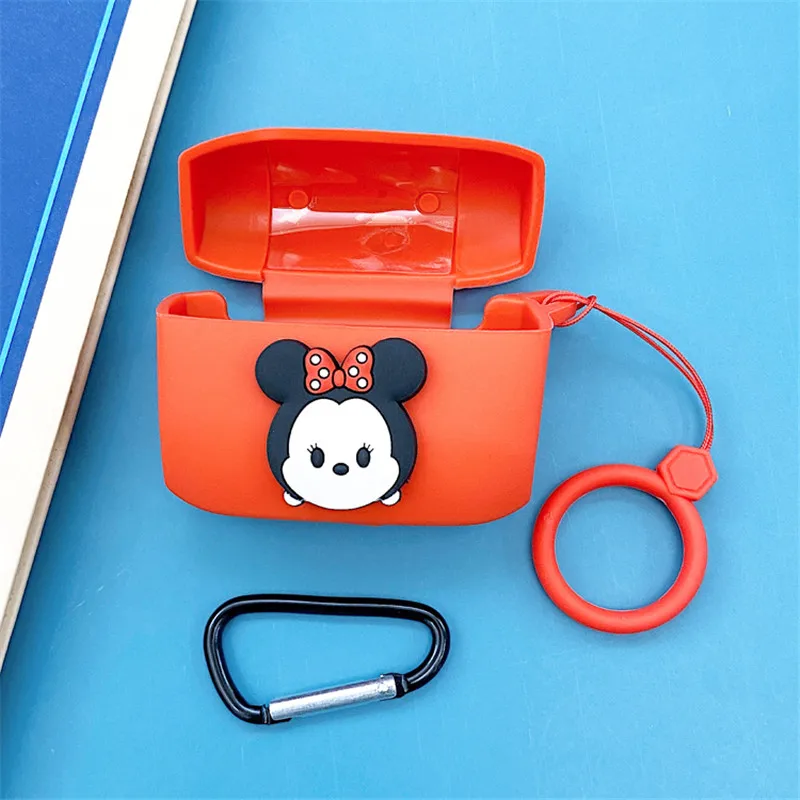 الكرتون ديزني حقيبة سماعة الاذن ل جبرا النخبة 65t سيليكون سماعة لاسلكية تعمل بالبلوتوث سماعة واقية غطاء ل جبرا مع هوك