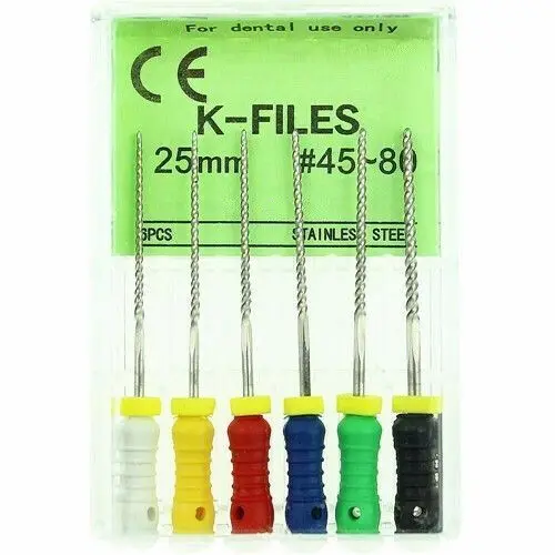 10 Packs Dental K-files 21/25/31mm Endodontic Hand Use Endo Root Canal Files