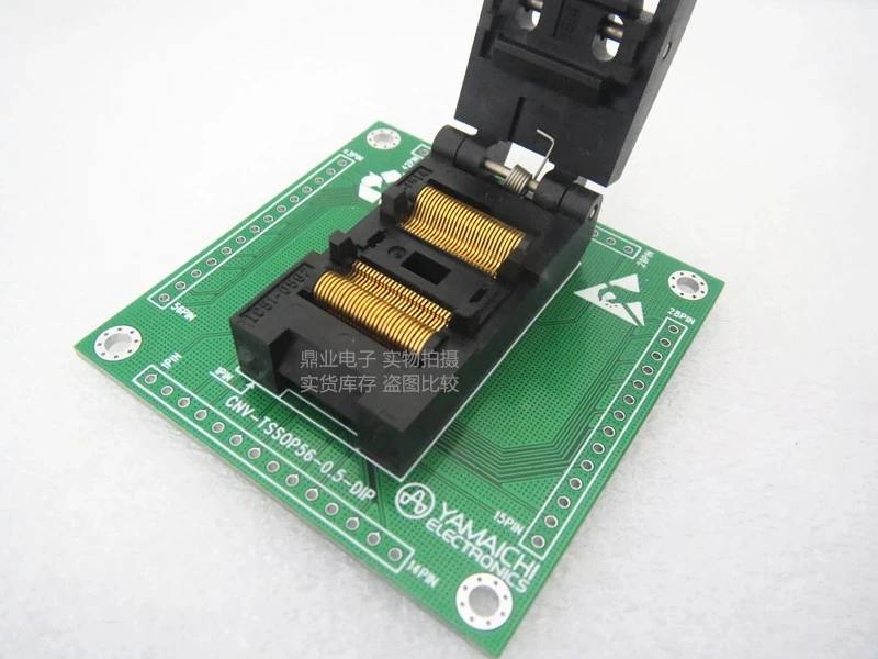 

Original YAMAICHI IC51-0562-1514 IC Test Seat Burning Programmer TSSOP56/DIP Socket Adapter