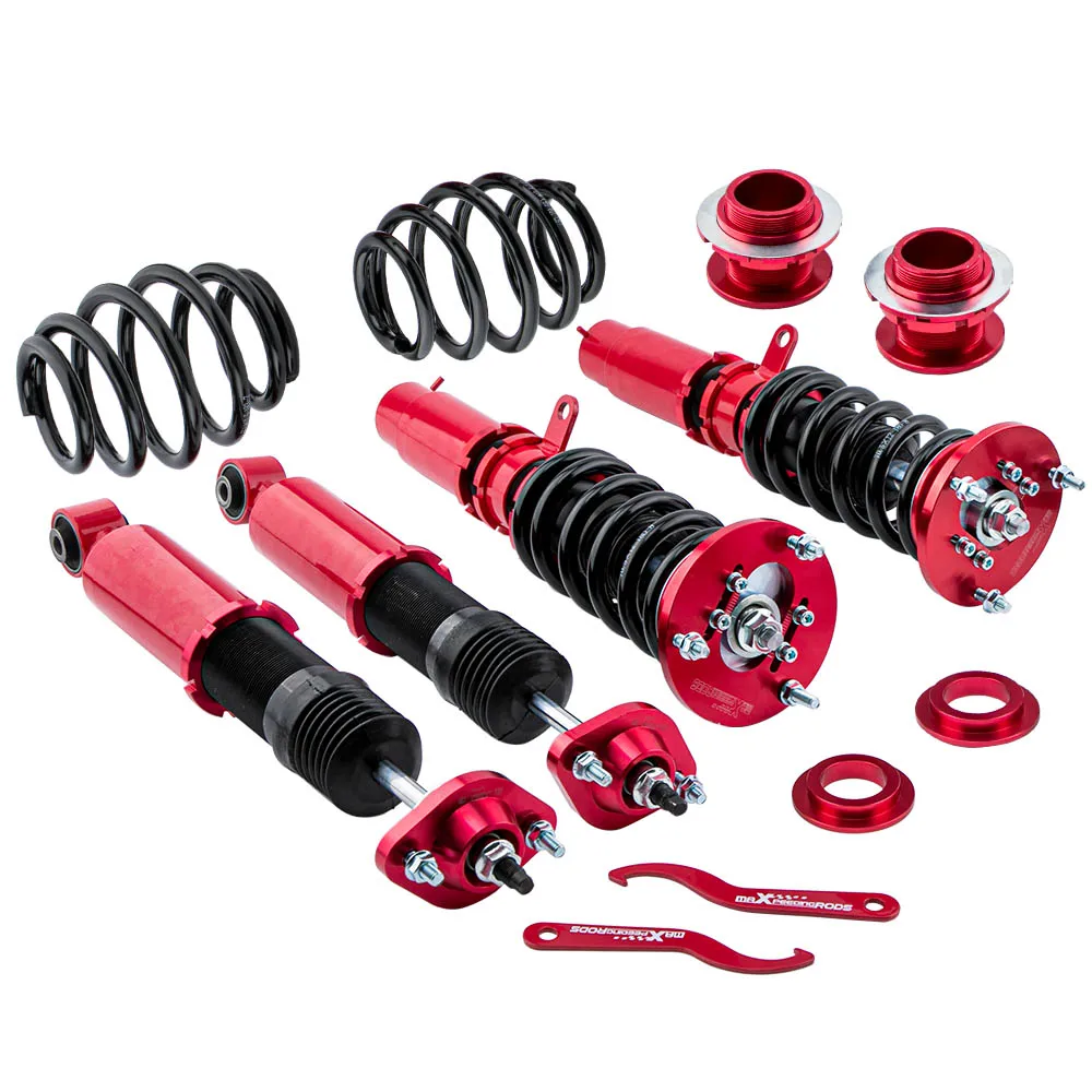 Coilovers Shock & Springs Set For BMW E46 3-Series 330i 98-05 Lowering Kit 316i 318d 320d 323i 325i 328i  Top Mount Front Rear