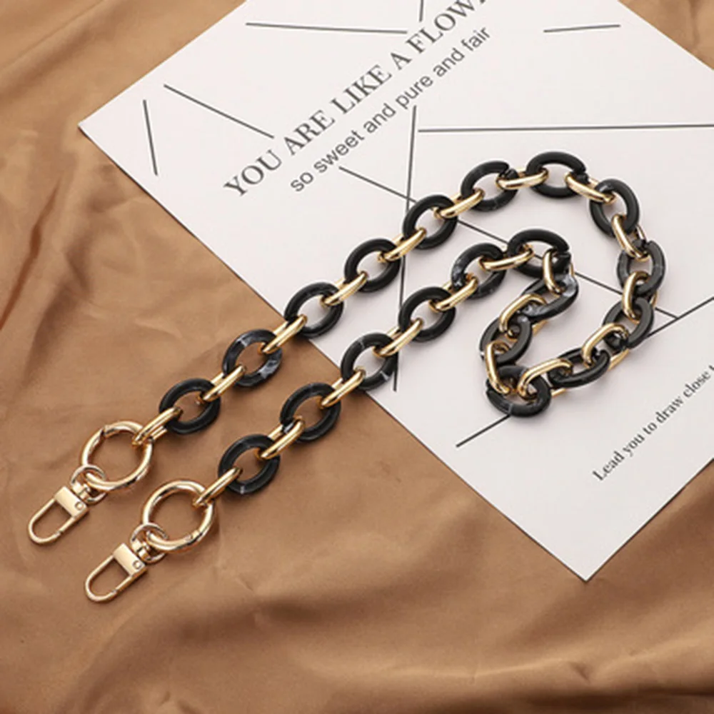 DIY Handbag Chain Acrylic Shoulder Bag Strap For Women Purse Crossbody Bag Handles Resin Chain Belt Bag Part Accessories 40/60cm