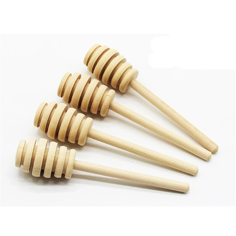 

1000 Pcs 10.5 x2.4cm Wooden Honey Dippers Wooden Stick Spoons Dip Drizzler Server