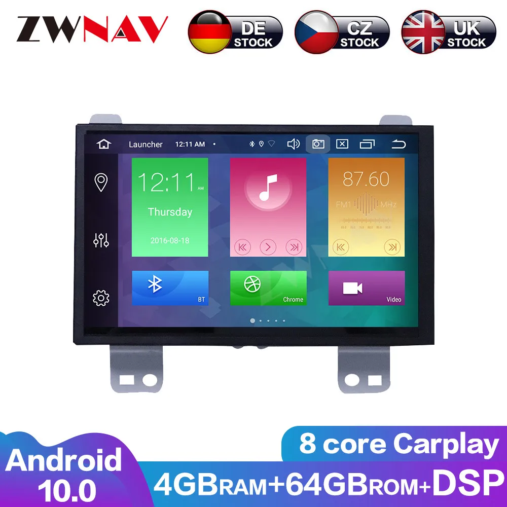 12 Inch Android 10 4+64G ISP Screen With Carplay DSP For Infiniti QX60 2014-2019 Car Multimedia Player GPS Navigation DVD Player