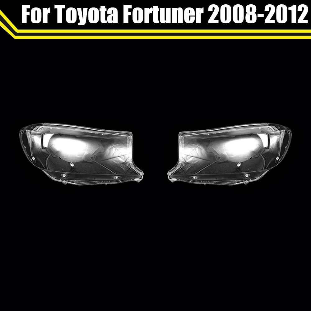 

Car Protective Headlight Cover Lens Clear Shell Front Headlamp Transparent Lampshade Light Lamp For Toyota Fortuner 2008~2012