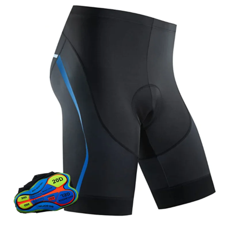 Quick Drying Breathable Anti UV Bicycle Pants Mountain Bike Clothing Men\'s Cycling Shorts With Gel 20D Padded The New Fashion
