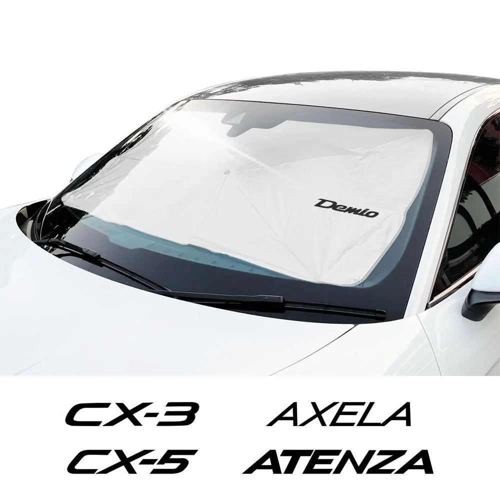 Car Front Window Sunshade Parasol For Mazda 3 6 CX3 CX6 Atenza Demio Axela Auto Flodable Sun Shade Umbrella Visors Accessories