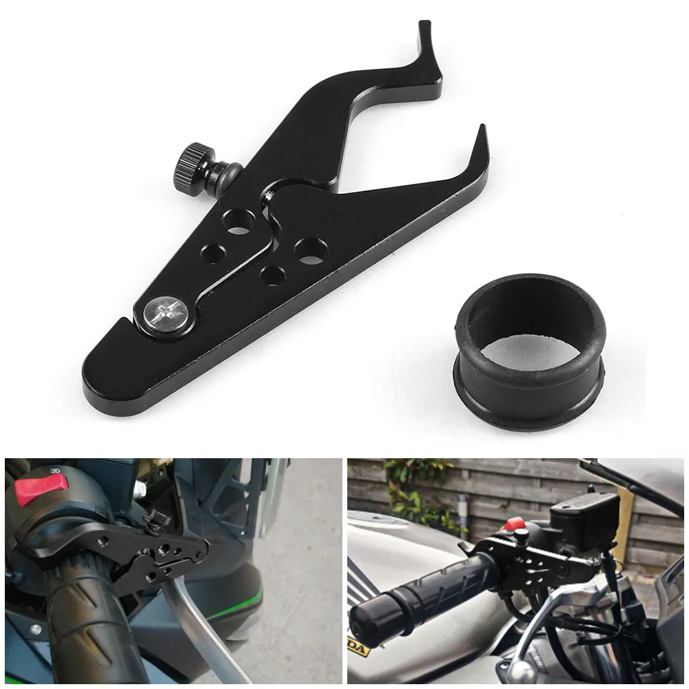 New High Quality Universal CNC Motorcycle Cruise Control Throttle Lock Assist Retainer Relieve Stress Durable Grip Black