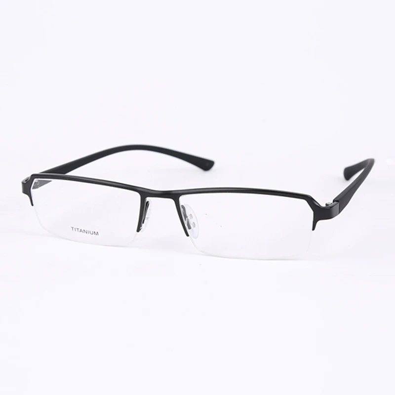 

Fashion Square male Glasses Frame men Optical Myopia Prescription glasses Half Metal men's eyeglasses frames spectacle eyewear