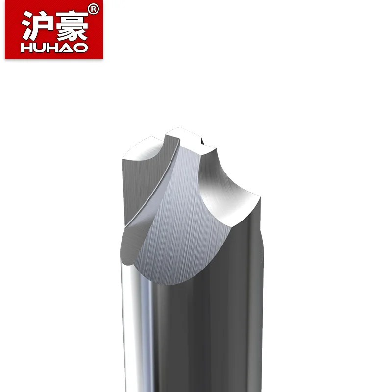 HUHAO 1 Buah R1-R15mm Arc Inner R Angle End Mill 2/4 Seruling CNC Anti-R Chamfering Milling Cutter Router Bit untuk Baja Tembaga Alloy