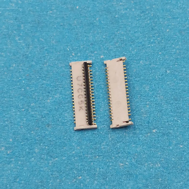 10Pcs 35pin 35 Pin LCD Display FPC Connector Screen Clip Contact On Motherboard For Samsung Galaxy Tab A 10.1 SM-T580 T585 T587