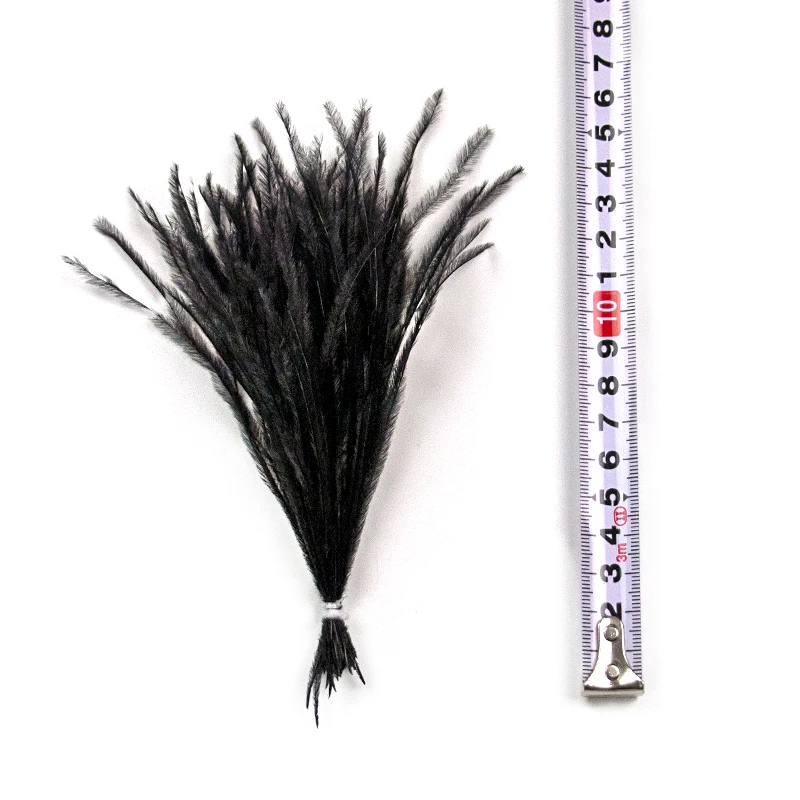 Wholesale Fluffy Black Ostrich Pheasant Feathers for DIY Crafts Wedding Party Decoration Christmas Accessories Natural Feather