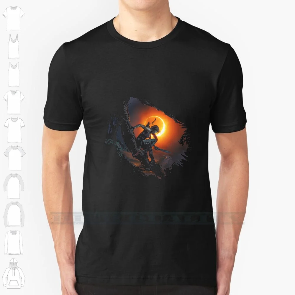 Shadow Of The Tomb Raider 100% Cotton T Shirt Shadow Of The Tomb Raider Lara Croft Tomb Raider 2018 Tee Short Sleeve Long
