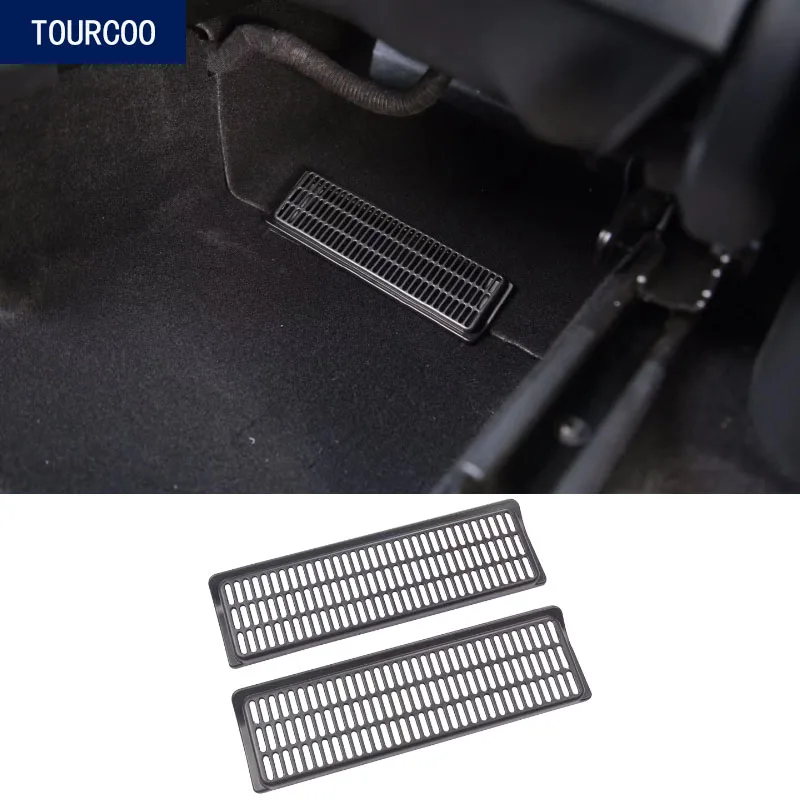 For Tesla Model Y Air Outlet Cover Under Seat Vent Outlet Dust Cover Car Styling Interior Modification Accessories