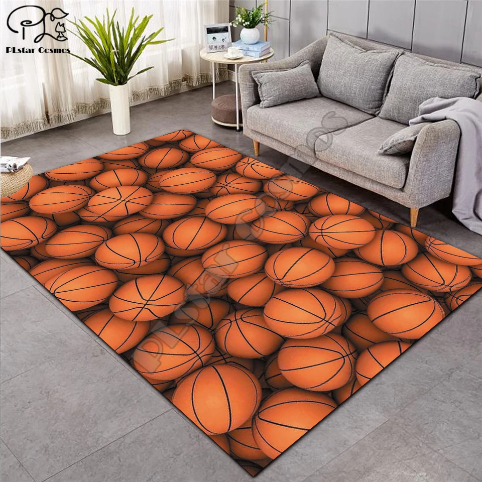 

Carpet 3D Basketball Larger Mat Flannel Velvet Memory soft Rug Play Game Mats Baby Craming Bedroom Area Rugs Parlor Decor-6