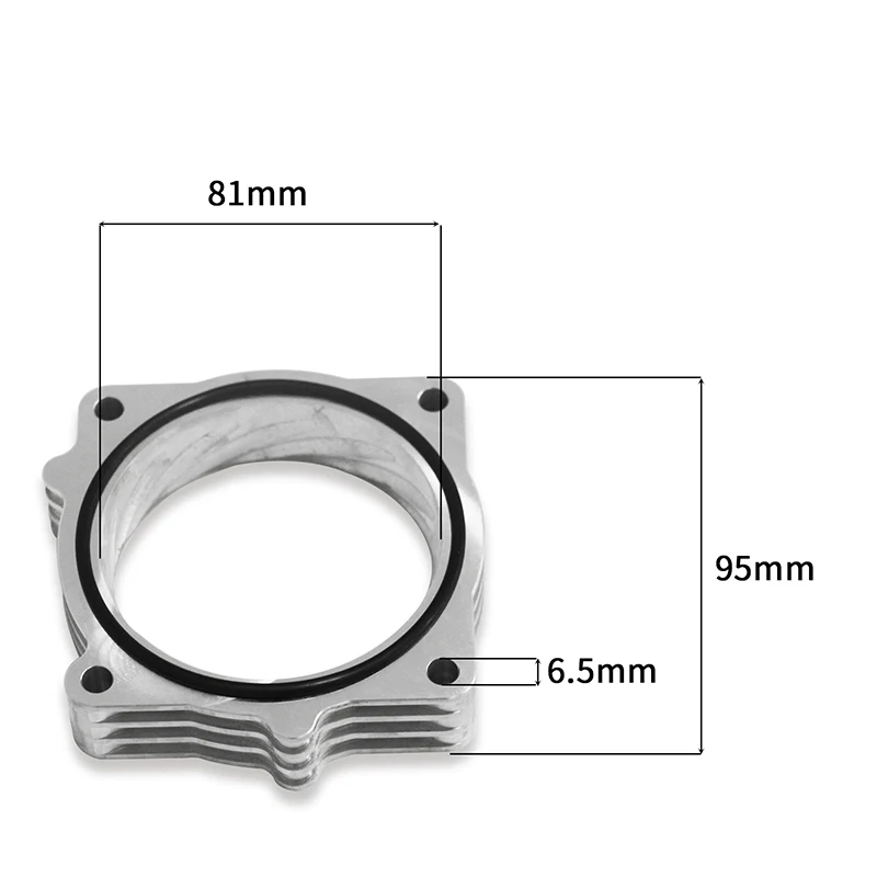 Brand New Car Accessories Throttle Body Spacer For 2009 - 2018 Dodge RAM 1500 2500 3500 5.7l v8 YX02888 images - 6