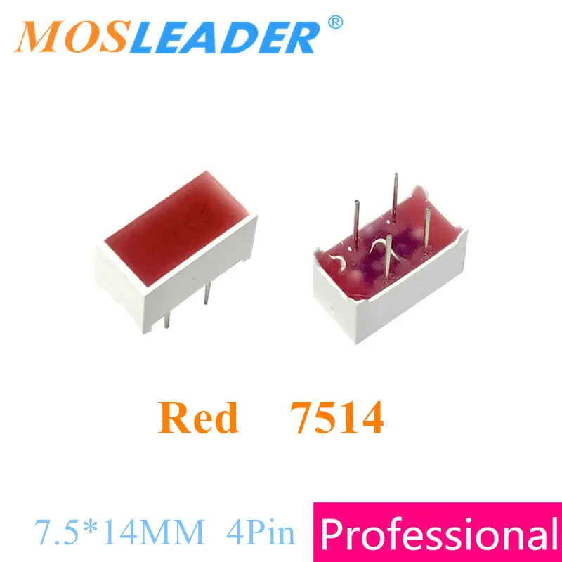 MOSLEADER-Indicateur LED pour Machine de Jeu Récréative, Tube pio Rouge, Vert, Jaune, 100x14mm, Affichage 7514, 7.5 Pièces