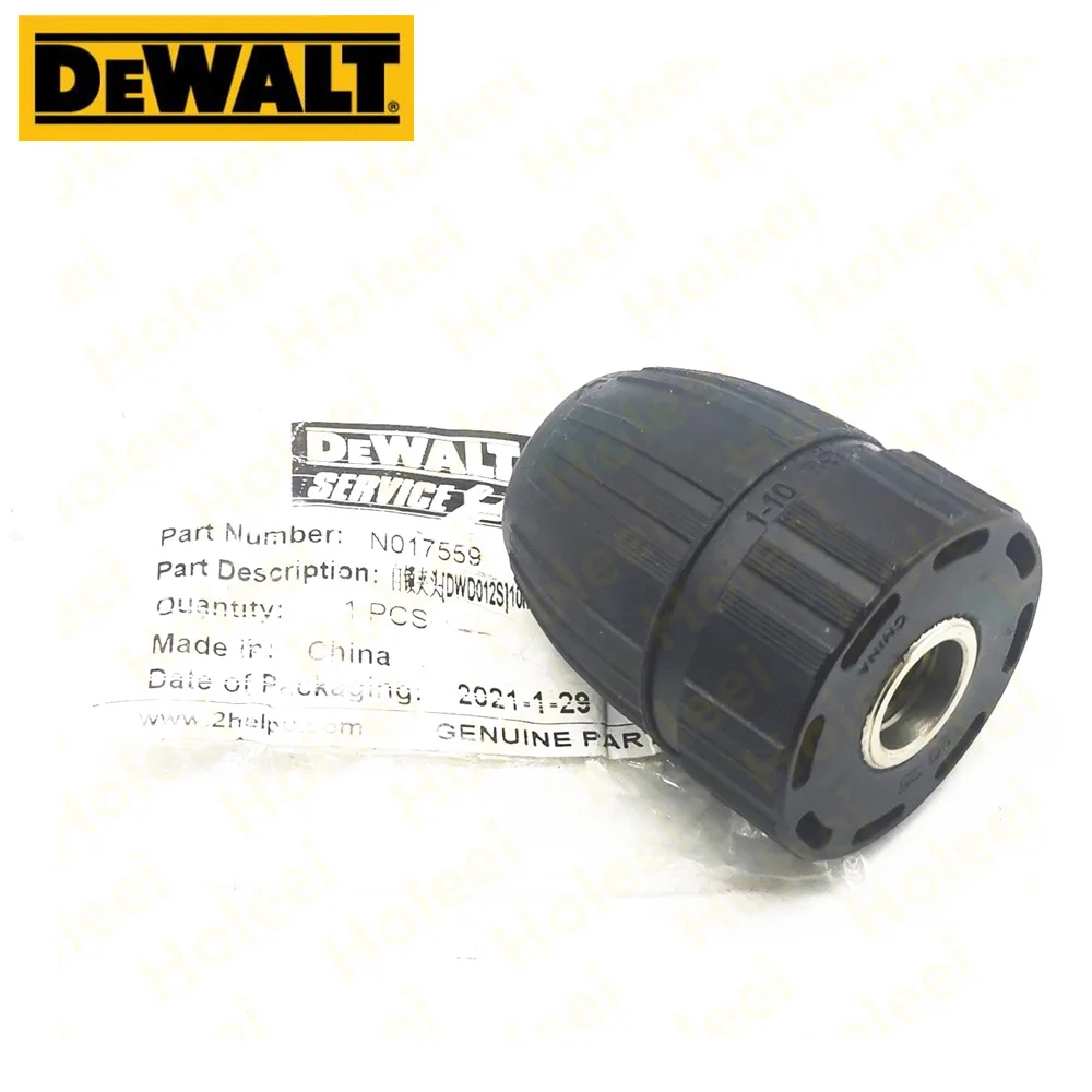 CHUCK KEYLESS per DEWALT DWD012 DWD014 DWD016 DWD012S DWD014S DWD016S N017559