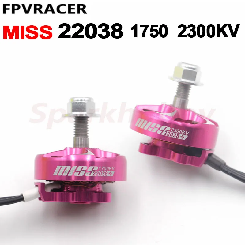 

New LDARC FPVRACER MISS 22038 1750 2300KV 3-6S FPV Brushless Motor for 4-5inch Propeller Airplane Crossing Machine Racing Drone