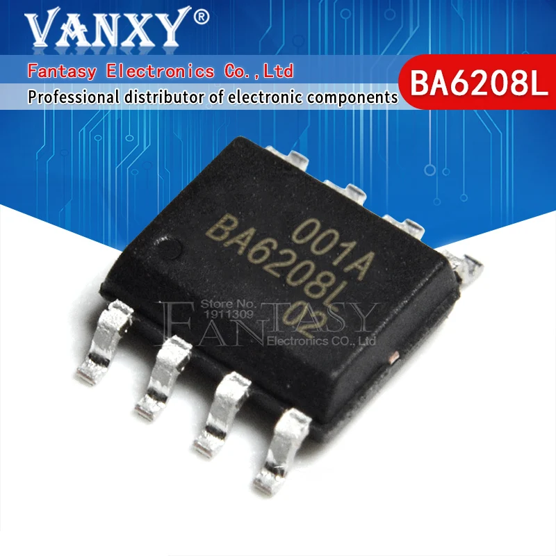 10PCS BA6208L D6208 SOP-8 BA6208 SOP8 BA6208L-S08-R SOP BA6287 BA6287F-E2 BA6289F-E2 BA6289