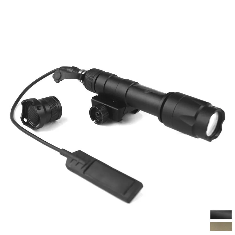 

M600C 180 Lumens Scout Flashlight Airsoft Tactical Torch Weapon Lights Fit 20mm Rail