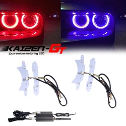 Bluetooth APP Remote Control RGBW MultiColor LED DRL Headlight Circuit Board Light Kit For 2015-2018 Dodge Challenger Error Free