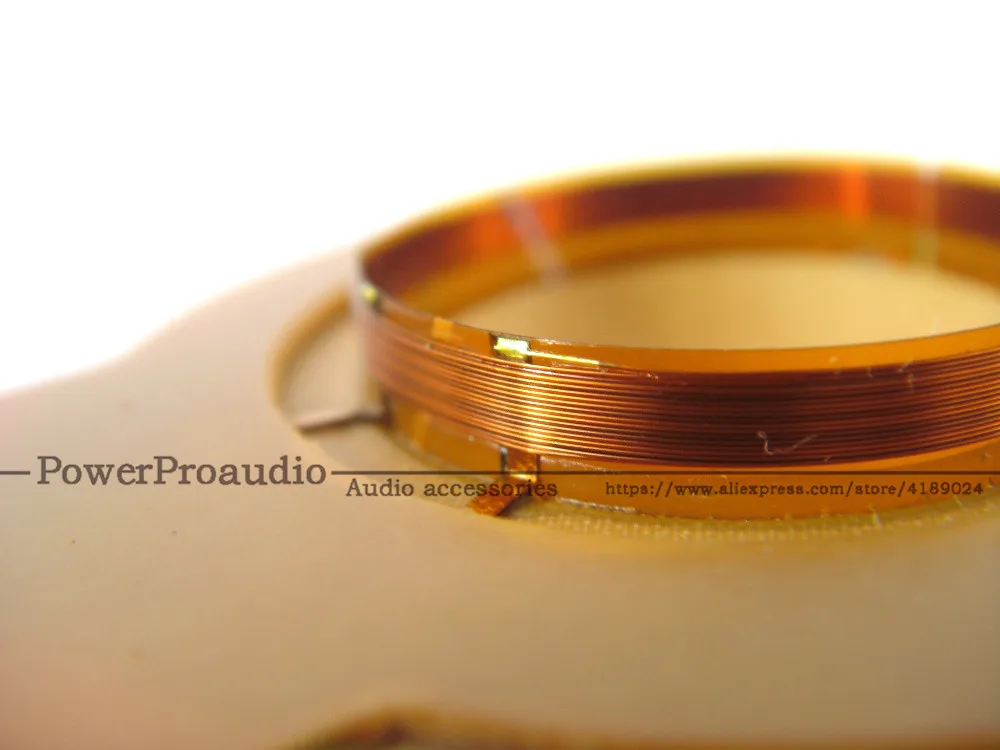 1 Uds ID: 25,5mm controlador de bocina diafragma Tweeter altavoz bobina de voz para 025H30,025H27,H025N08,FT300H; HT-405,HT-406, HT-408;HT-411