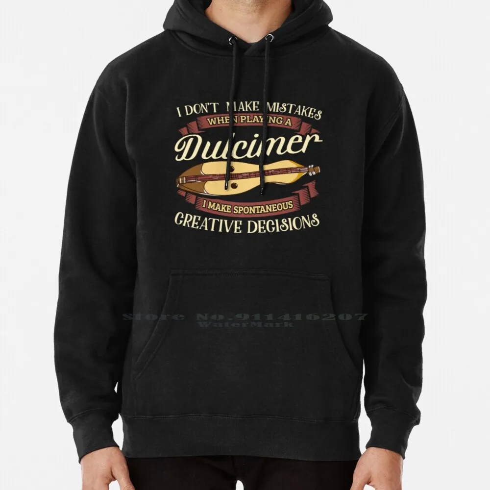 Funny Dulcimer Lover Gift-Don't Make Mistakes When Playing-Dulcimer Player Hoodie Sweater 6xl Cotton Dont Make Mistakes When