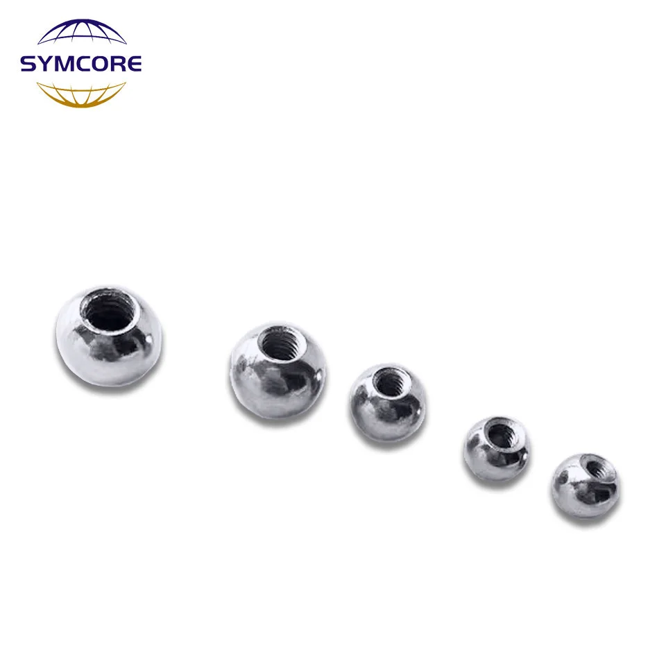 5pcs Chrome M3/M4/M5/M6 Inner Thread Ball Nut Head Hanging Board  Bald Nut Ball Cap Hardware Lighting Accessories