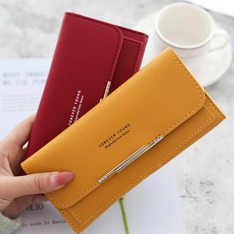 2022 Fashion Wallet Women's Purse Wallet Card Holder Female Clutch Long Purse Multi-card Holder Luxury Designer Lady Coin Purses