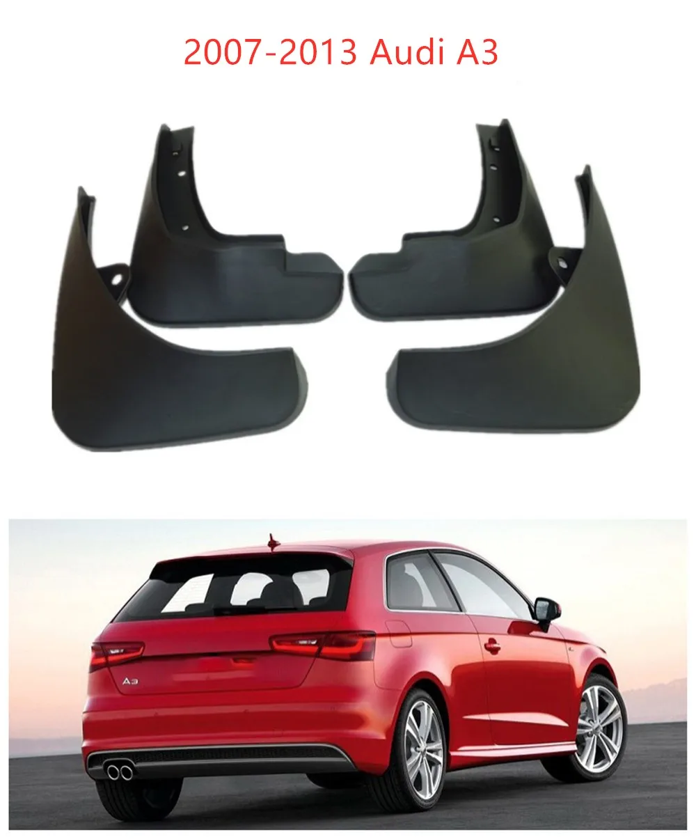 Car Splash Guards Mudflaps Front & Rear Mudguard Mud-Flap Car Fender s  Fit For Audi A3 2007-2019