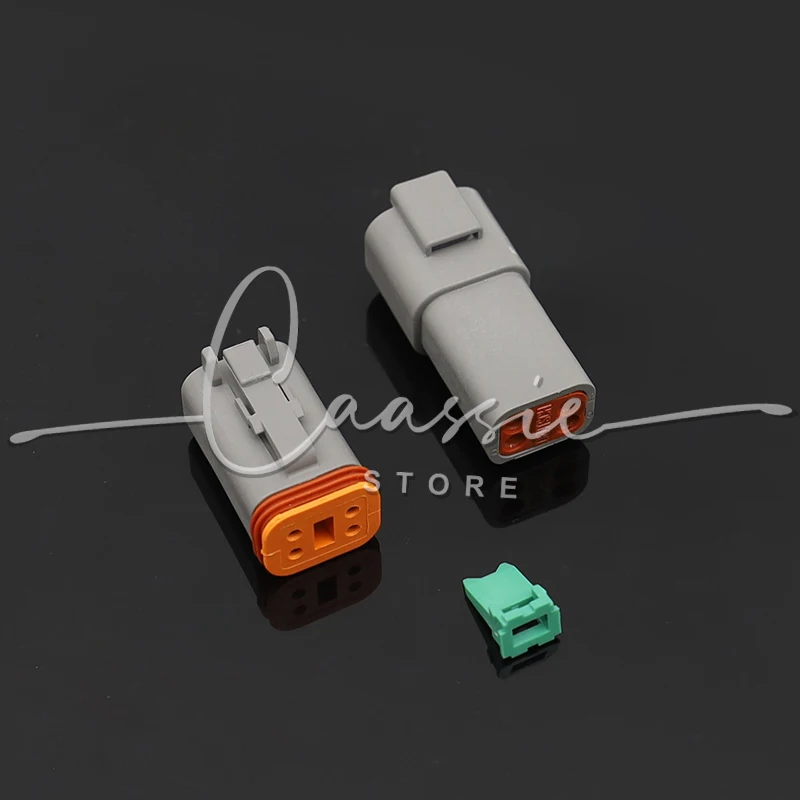 5 Sets 4pin Deutsch DT Waterproof Male Female Electrical Connector plug DT04-4P DT06-4S with terminals