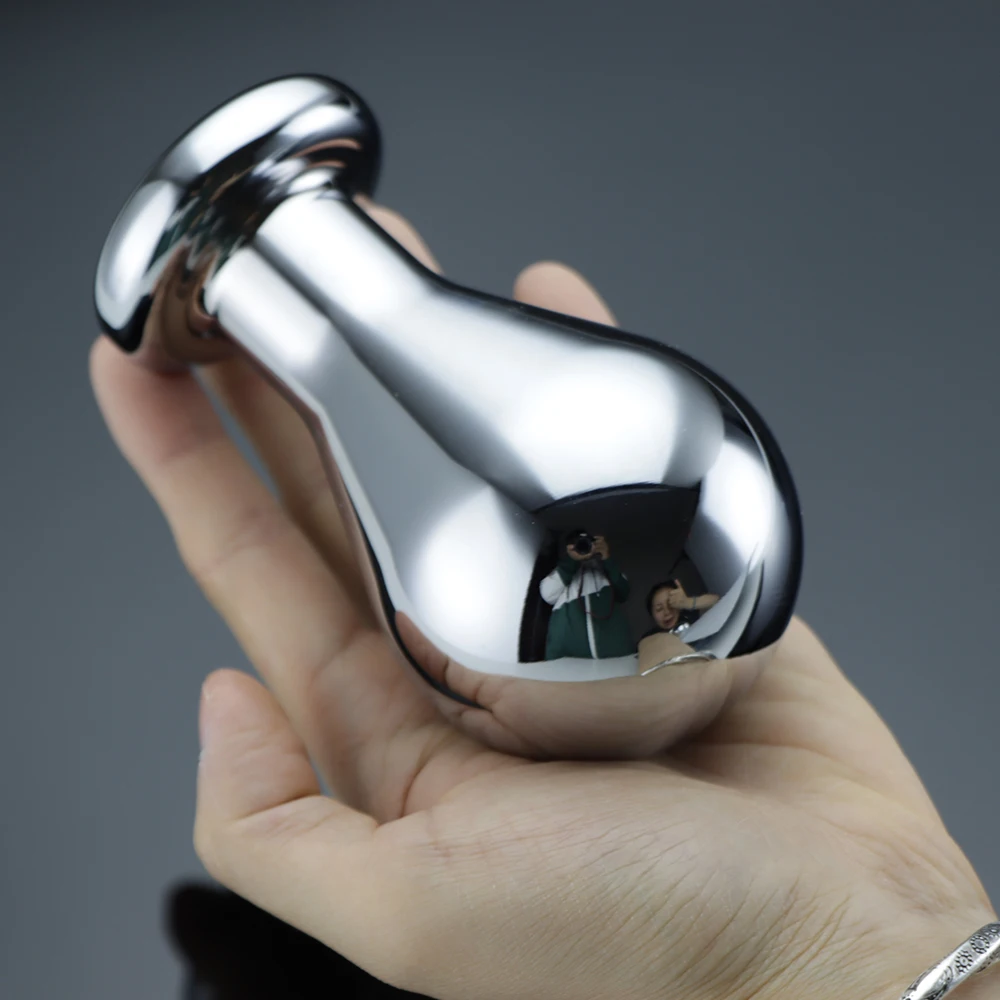 New Heavy Duty Big Butt Plug Stainless Steel Huge Metal Anal Balls Plug Expansion Prostata Massage For Women Men Buttplug 18+