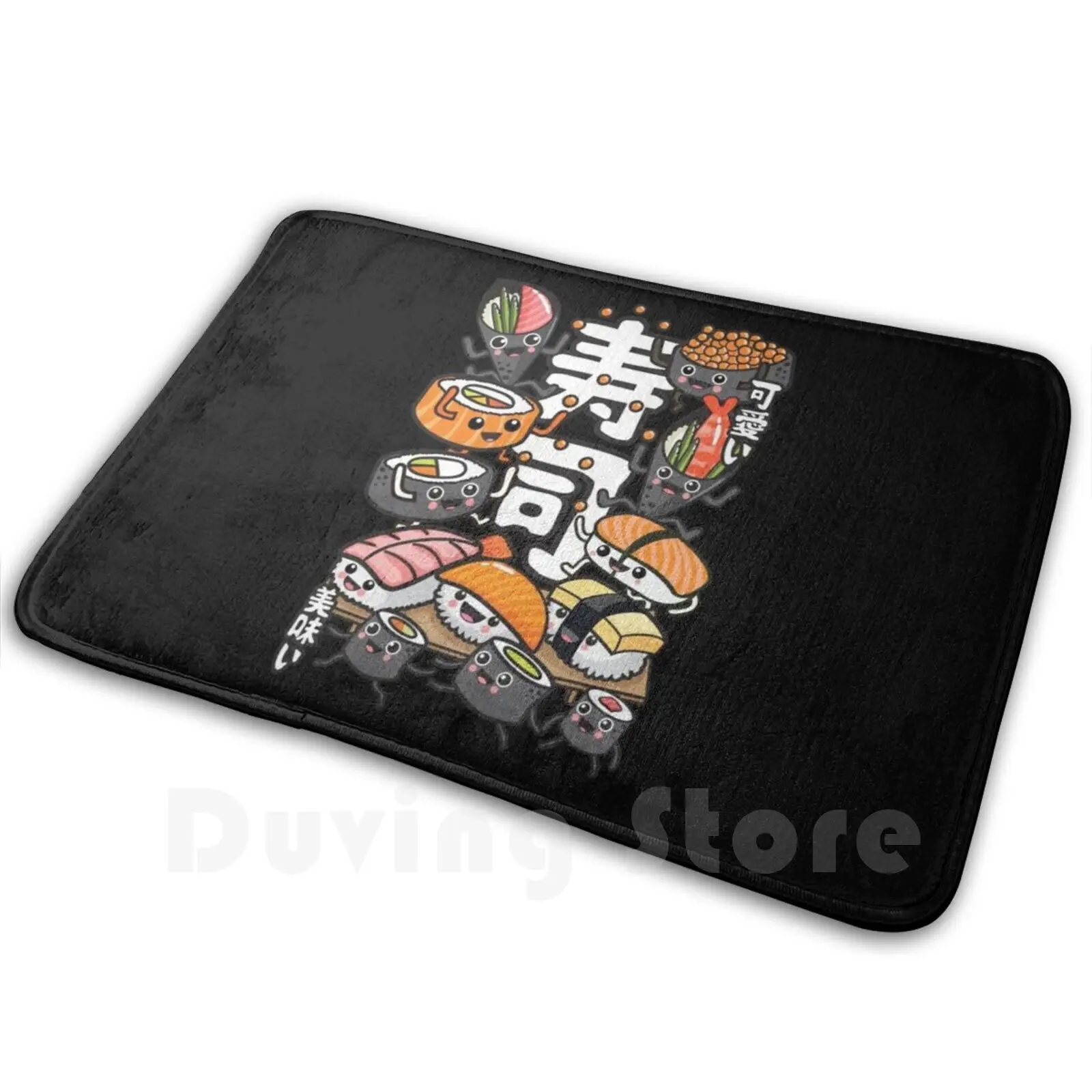 Sushi Kawaii alfombra 3043 alfombra Sushi Kawaii comida Japón japonés lindo sabroso delicioso lindo