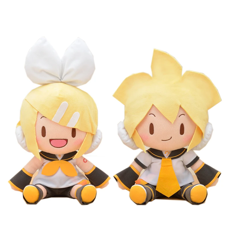 

Anime SEGA Original Hatsune Miku Plush Toys Kawaii Vocaloid Kagamine Len Kagamine Rin 34-38Cm Plush Toys Collection Gifts