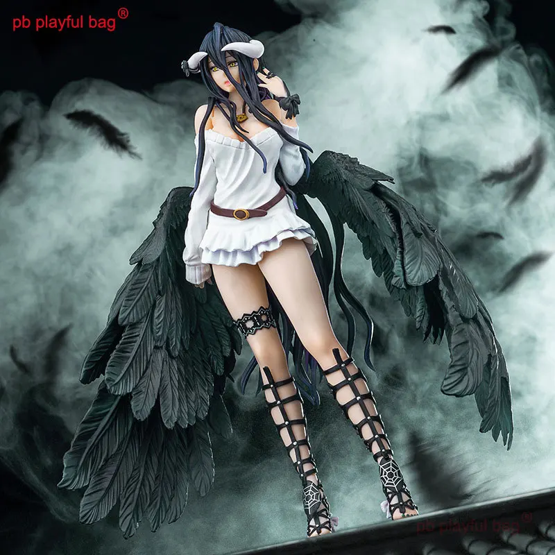 

PB Playful Bag 28cm PVC Japanese Anime Overlord III Albedo so-bin Ver. Action Figure Toy Collection Model Doll Gift HG170